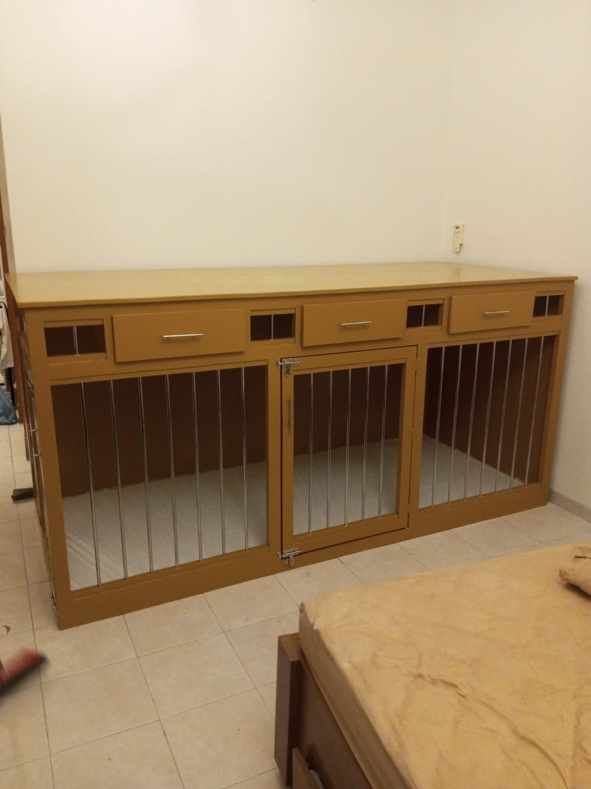 Lavish Indoor Dog House -Wooden, Spacious & Stylish House