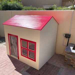 Stylish Small Dog House –Movable, Waterproof, With A/c & Lights